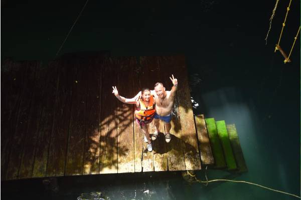 Cenote swim experience